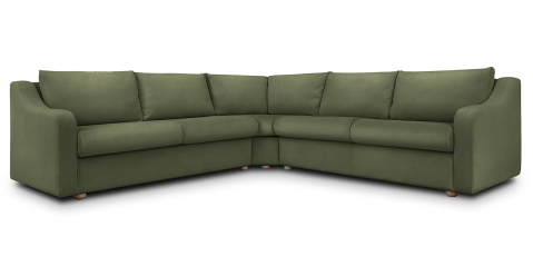 Canapele Extensibile - Cloud coltar extensibil cu brate sa