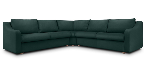 Canapele Extensibile - Cloud coltar extensibil cu brate sa