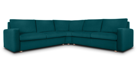 Canapele - Cloud coltar fix cu brate trapez