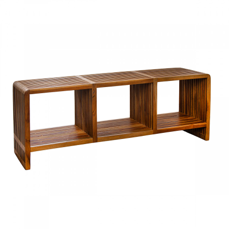 Bufete si dulapuri - Comodă joasă, lemn, culori naturale, PU 1, L. 29 cm, l. 114 cm, H 41 cm