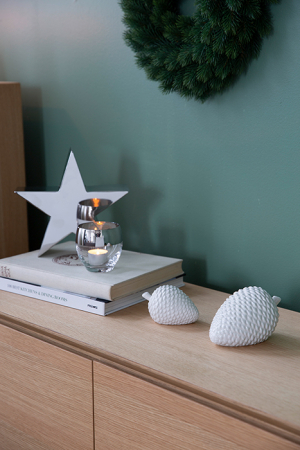 Accesorii - CONE/deco cone, portelan, alb, 11x.6,7x.6,5 cm