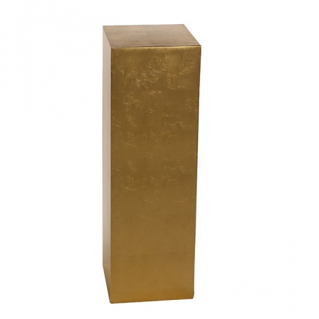 Postamente - Consola Solid, fibra de sticla, auriu, 100x27x27 cm