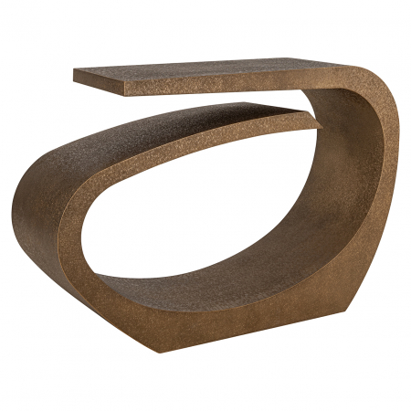 Mese consola - Consolă Alhambra (Auriu periat), Dims: 85.0 x 132.0 x 40.0 cm