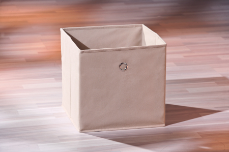 Cutii depozitare - Coș, cubo, bej cm 32x32x31