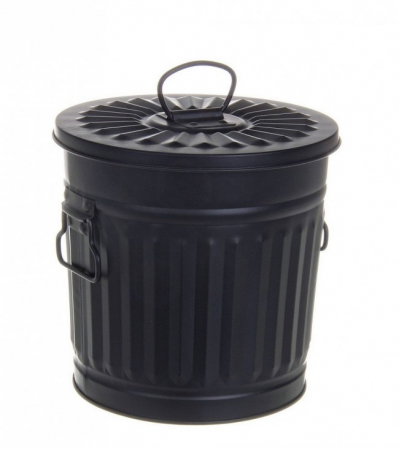 Cosuri de gunoi - COS DE GUNOI BRITANIC NEGRU MAT 7L