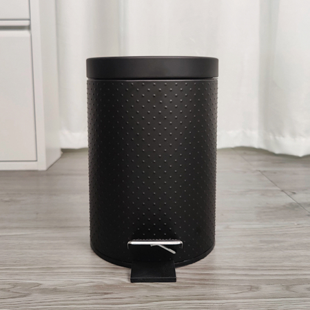 Cosuri de gunoi - Cos de gunoi cu pedala YODA, 3 litri, negru