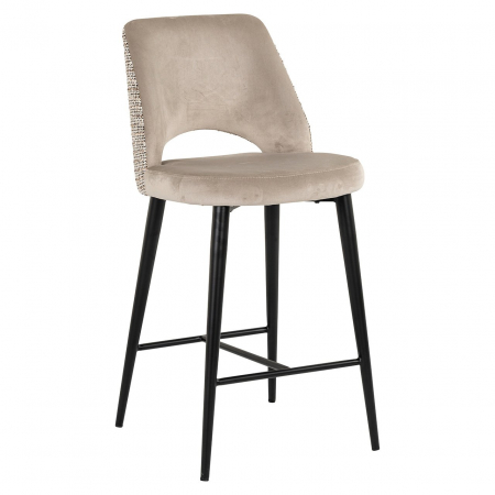 Import - Counter stool Tabitha trendy nature / quartz khaki fire ret (Be Trendy 01 Nature)