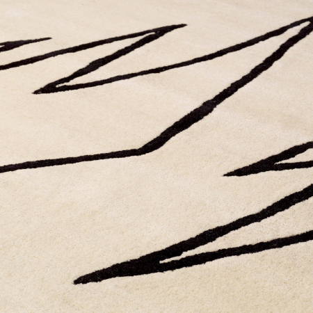 Covoare - Covor Piccione alb-negru 300 x 400 cmL. 400 | W. 300 | dimensions may vary by up to 3%(CM)