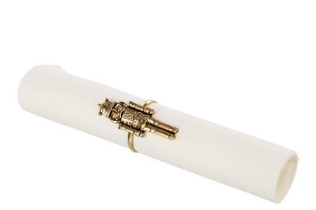 Bucatarie - Cutie cu 4 inele de servetel, spargator de nuci, auriu, metal