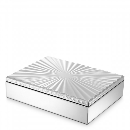 Cutii depozitare - Cutie depozitare Corpo argintiu, Dims: L. 15 | W. 20 | H. 5 (CM)