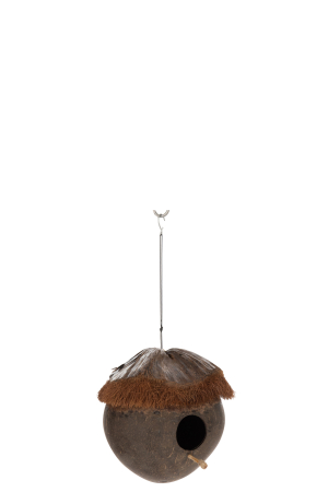 Decoratiuni terasa si gradina - Decoratiune/accesorii pentru gradina, Fibre naturale, Maro, 14x13x24