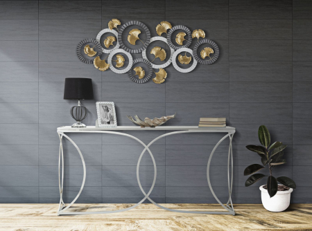 Decoratiuni de perete - Decoratiune de perete, fier, multicolor, 126X5X66 cm