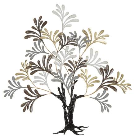 Decoratiuni de perete - Decoratiune de perete, Metal, Albero Lixy 97,2X8,9X100,3 cm
