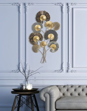 Decoratiuni de perete - Decoratiune de perete Web, fier, multicolor, 63.5X4X109.5 cm