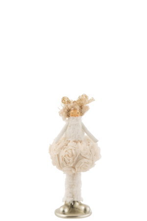 CADOURI - Decoratiune Fetita, Textil, Auriu, 13x13x29.5 cm