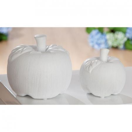 Arta sticlei - Decoratiune Mar Grattato, Ceramica, Alb, 16x17x17 cm