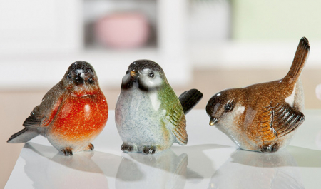 Accesorii - Decoratiune pasare, PIEPMATZ, set 3, 6X10X8.5 cm