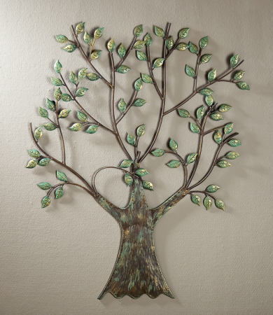 Accesorii - Decoratiune perete, TREE, metal, 64X76 cm