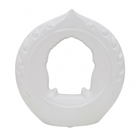 Accesorii - Decoratiune, portelan, alb, 22X6X24 cm