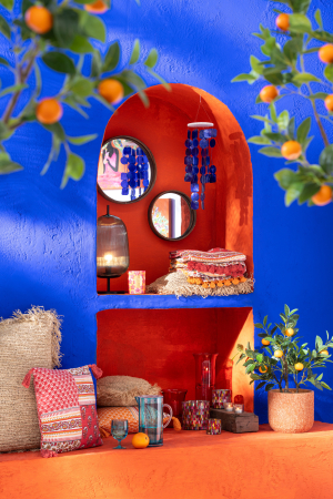 Accesorii - Decoratiune, Sticla, Maro, 39x6x39