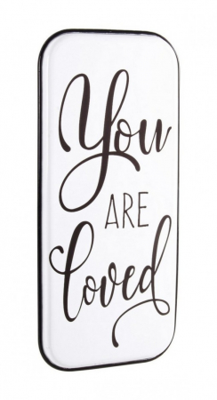 SALE % - DECORATIUNE TAVA METALICA LOVED 38X82