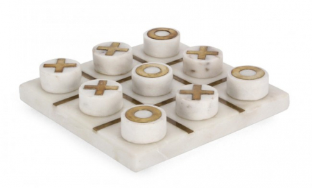 Accesorii - Decoratiune X si O Tris, Alb 15X15