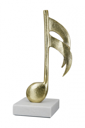 Accesorii - Decoratiuni Note muzicale, aluminiu, 10.5X15X28 cm