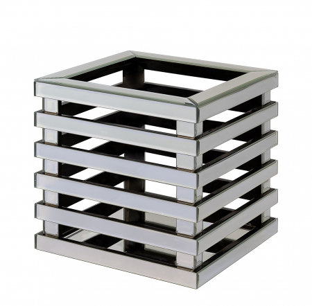 Suporturi lumanari - DILARA, Suport lumânare, Sticlă, 28x28x28 cm