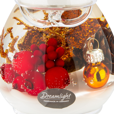 Suporturi lumanari - Dreamlight, Suport lumanare tip tealight, Angel Petit Medium, „Binecuvantari de cupru”, Sticla, culoarea cuprului, PU 4, H 12 cm, A. 8 cm