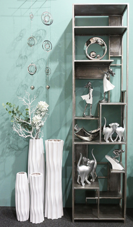 Biblioteci - Dulap cu rafturi LEVEL, metal, 200x50x35 cm