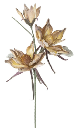 Plante artificiale si uscate - Epiphy hum x3 galben cm ø 35x98