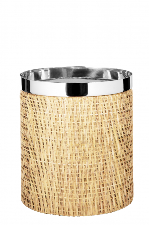 Suporturi lumanari - EZ-CATANIA, Bază pentru suport lumânare 146245, ratan, h.23, d.20 cm