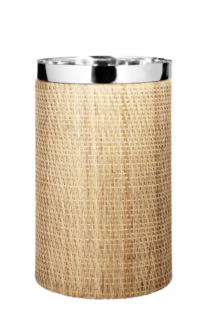 Suporturi lumanari - EZ-CATANIA, Bază pentru suport lumânare, ratan, h.33, d.20 cm