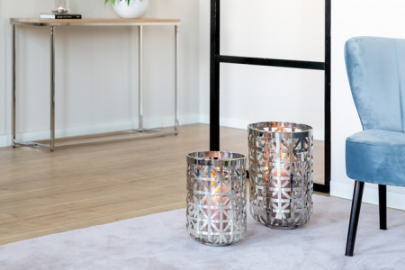 Suporturi lumanari - EZ-JORIS, Suport lumânare, otel inoxidabil, H.41,D.26