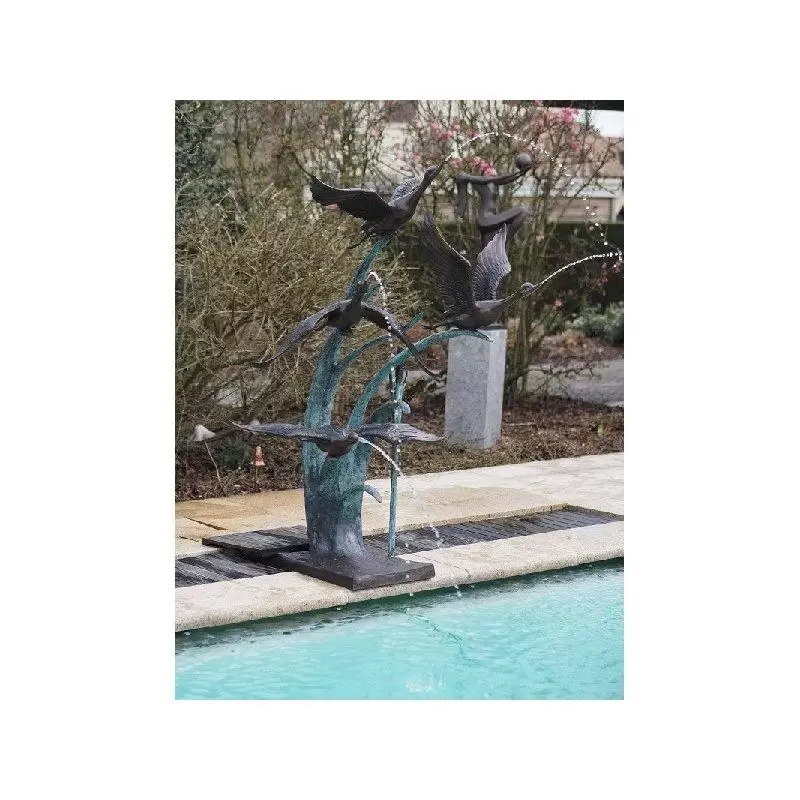 Statui - Fantana 4 rate, Bronz, 163 X 100 X 120 cm