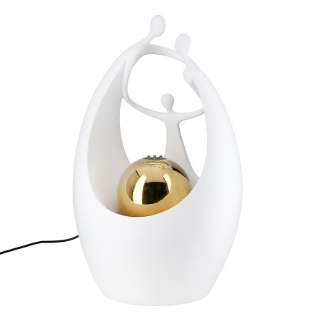 Familie - Fântână, Familie, Kolmikko, Poly, alb, PU 1, L. 23 cm, L. 27,5 cm, H. 44,5 cm