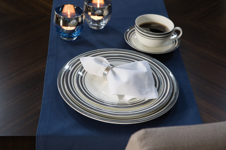 Farfurii - Farfurie Moments, Portelan, Gri, 27 cm