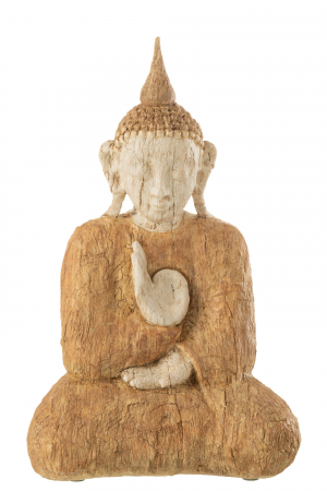 Oriental - Figurina Buddah Sitting, Rasina, Natural, 25.5x16x39.5 cm
