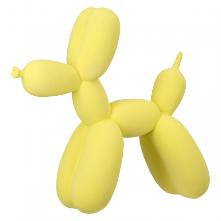 Modern - Figurină, Câine, Rășină sintetică, galben, PU 2, L. 7 cm, L. 25 cm, H 23 cm