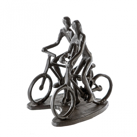 Accesorii - Figurina CYCLING, metal, 13x13X10 cm