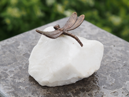 Figurine bronz - Figurina dragon fly mica, Bronz, 3 x 7 x 8 cm