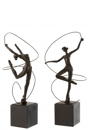 Sport - Set 2 figurine Gymnast, Rasina, Maro, 20x18x46 cm
