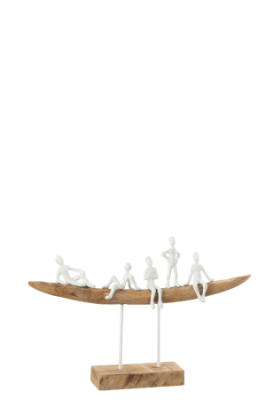 De colectie - Figurina, Lemn, Alb , 47x8x30.5