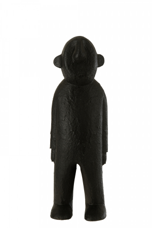 Modern - Figurina, Lemn, Negru, 13x13x40