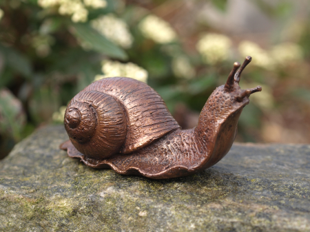 Figurine bronz - Figurina little snail, Bronz, 6 x 5 x 11 cm