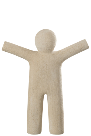 Modern - Figurina, Material sintetic, Bej, 31.5x7x41.5