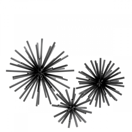 Figurină Meteor set de 3, finisaj bronz