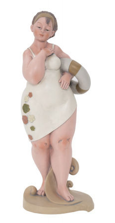 IN STOC - Figurina, rasina, Multicolor, 12.9X10.9X16.2 cm