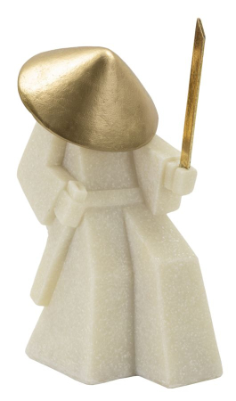 Oriental - Figurina, Samurai toku -b- 14x9x24,5 cm