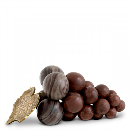 Figurină Vintage Grapes marmura rosie